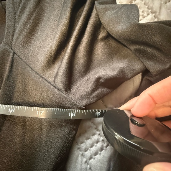 NWT RACHEL Rachel Roy Black Long Sleeve Palmer Strappy-Neck Dress - Picture 10 of 10